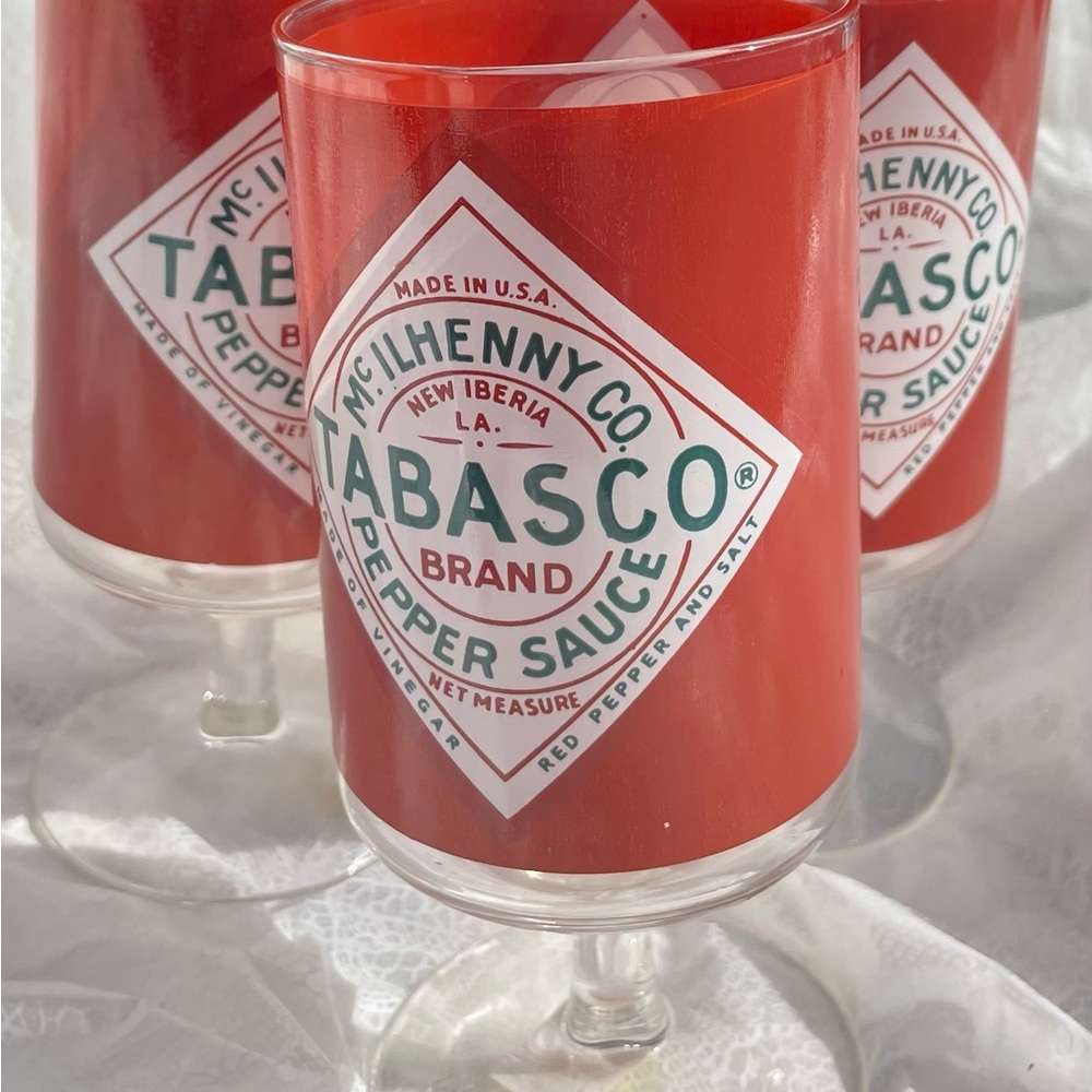Tabasco Bloody Mary Glasses